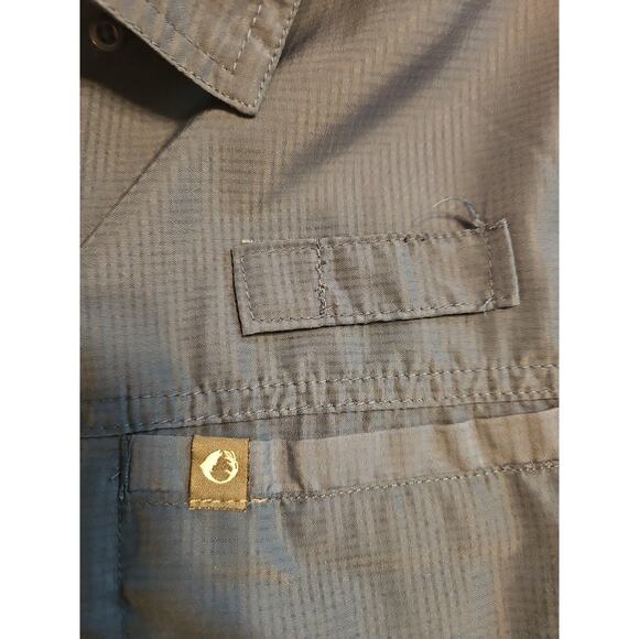 The American Outdoorsman Shirt Men Large Indian River Fishing Vented Rip Stop - Picture 5 of 8